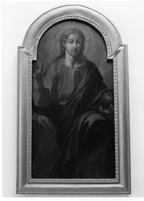 Cristo Salvatore (dipinto) di Serbucci D (fine/inizio secc. XIX/ XX)