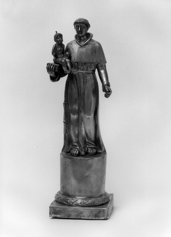 Sant'Antonio da Padova (scultura) - ambito laziale (sec. XIX)