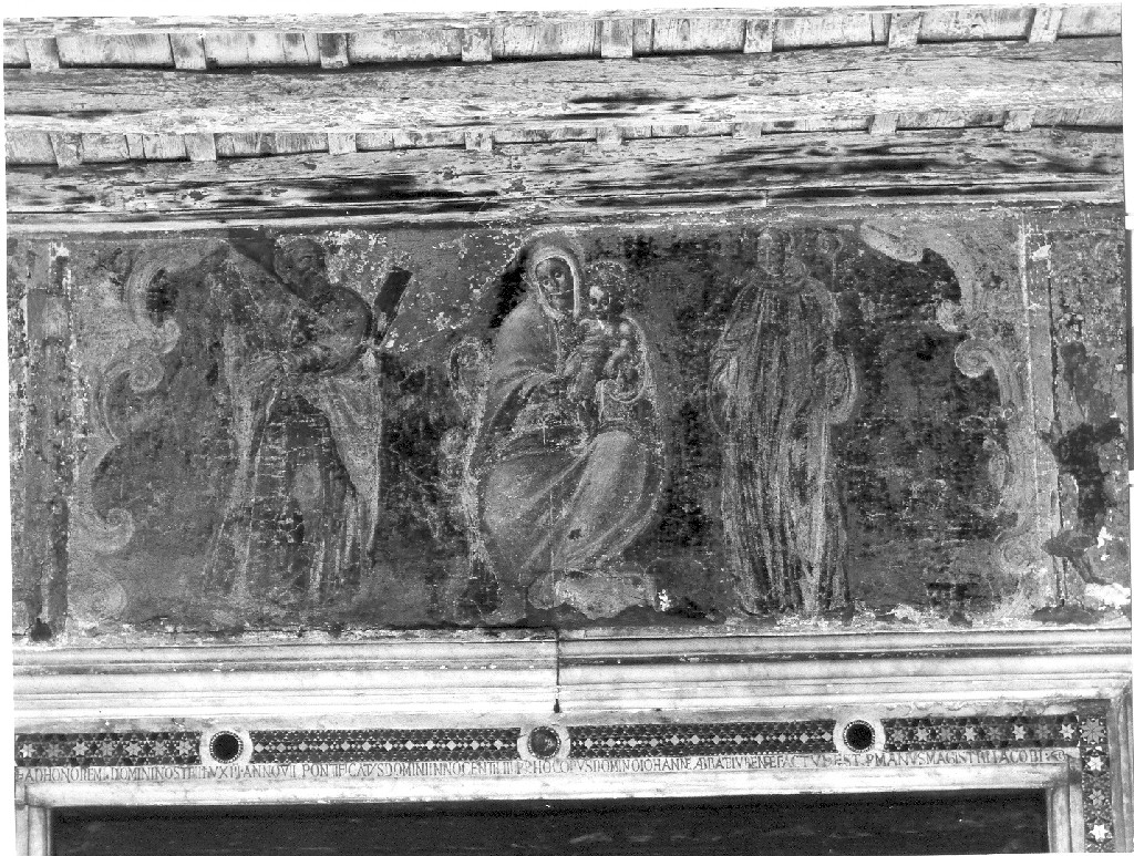 Madonna con Bambino e Santi (dipinto) - ambito romano (sec. XVI)