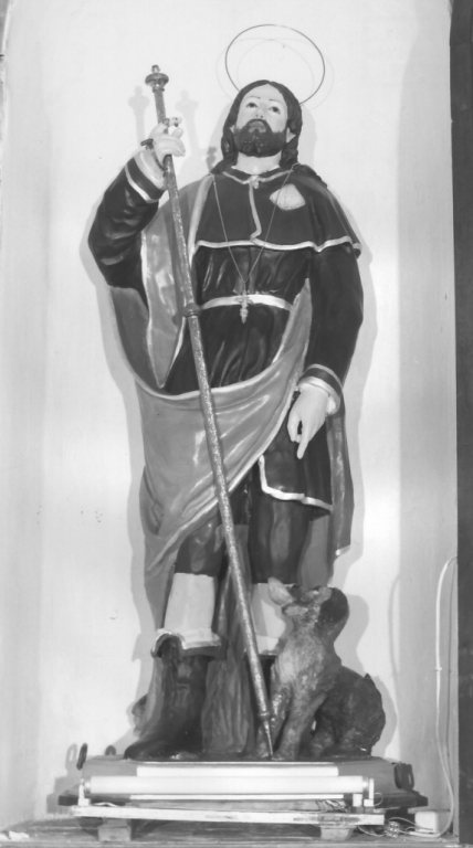 San Rocco (statua) - ambito napoletano (seconda metà sec. XVIII)