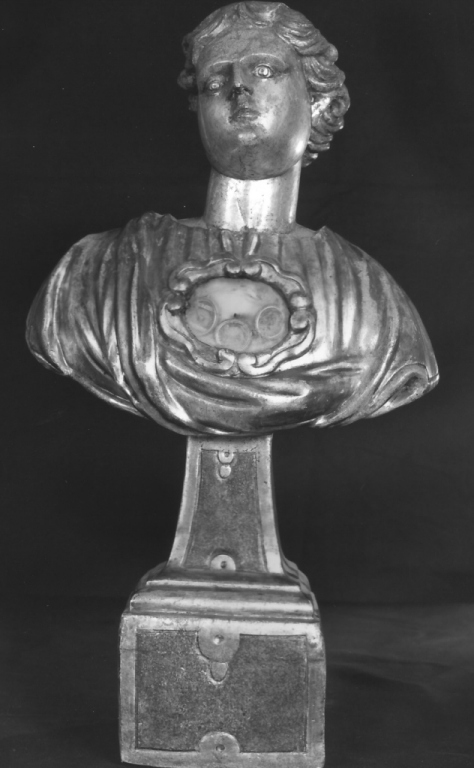 Santo (reliquiario - a busto, serie) - ambito laziale (sec. XVII)
