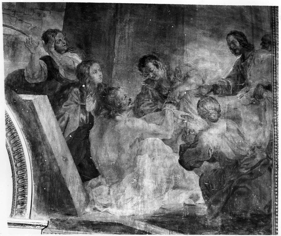 resurrezione di Lazzaro (dipinto) di Manenti Vincenzo (sec. XVII)