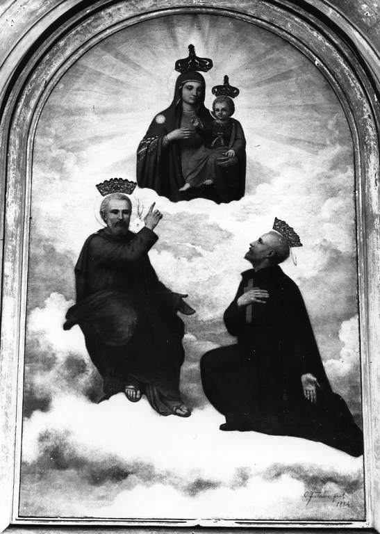 Madonna con Bambino e Santi (dipinto) di Fantucci C (sec. XIX)