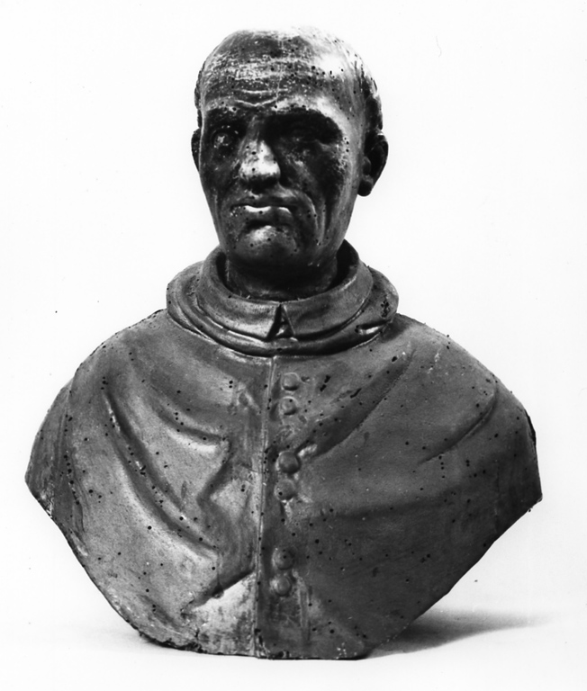San Carlo Borromeo (busto) - ambito laziale (metà sec. XVII)