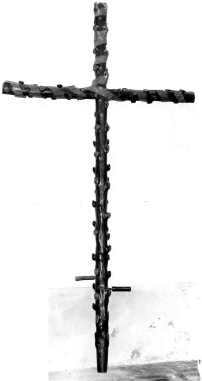 croce processionale - produzione laziale (sec. XIX)