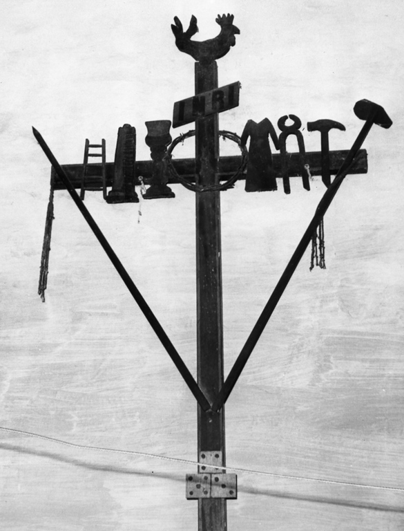 croce processionale - produzione laziale (sec. XVII)