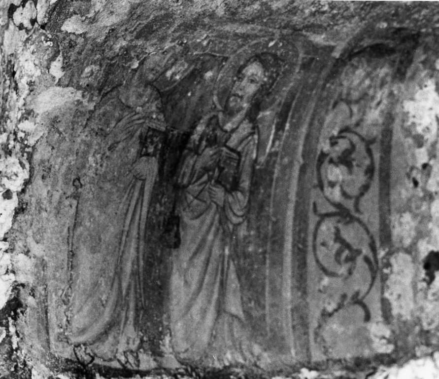 Figure di santi (dipinto) - ambito laziale (sec. XIV)