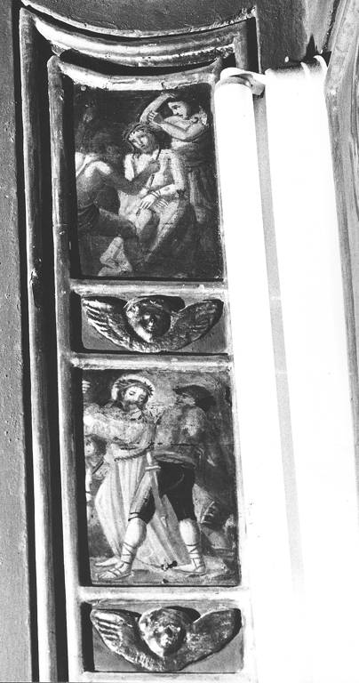 salita di Cristo al monte Calvario (dipinto) - ambito italiano (sec. XVIII)