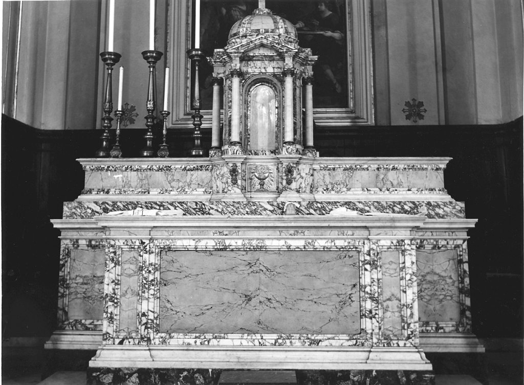 altare maggiore - bottega laziale (sec. XVIII)