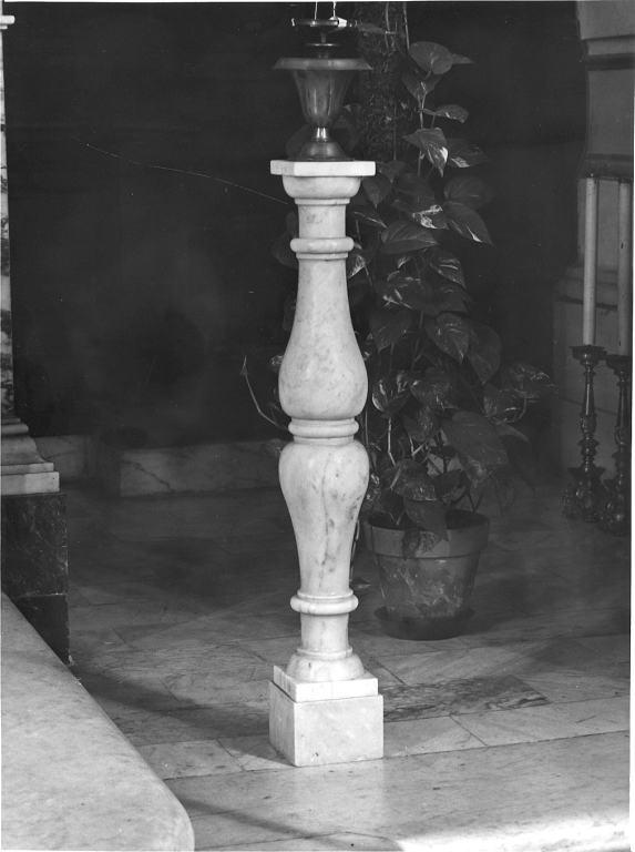 candeliere, serie - bottega laziale (sec. XVIII)