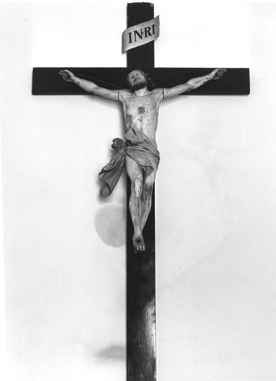 Cristo crocifisso (crocifisso) - bottega laziale (sec. XIX)