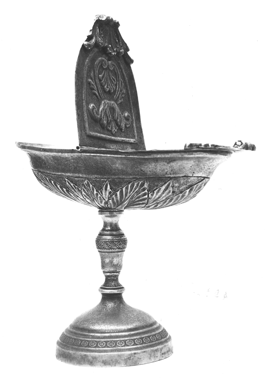 navicella portaincenso - a doppia valva - bottega romana (sec. XIX)