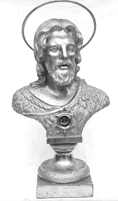 reliquiario - a busto - bottega romana (sec. XIX)