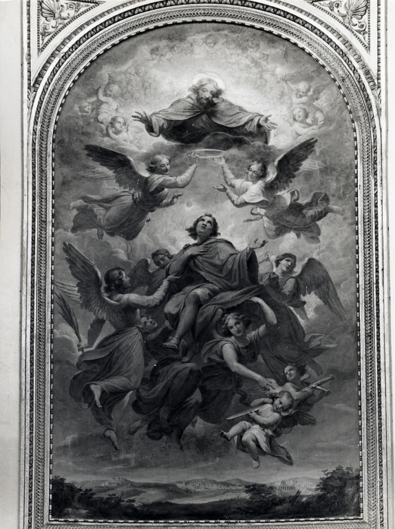 gloria di San Pancrazio (dipinto) di Gagliardi Pietro (terzo quarto sec. XIX)