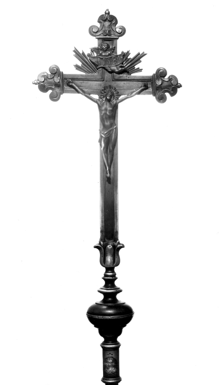croce processionale - ambito romano (sec. XIX)