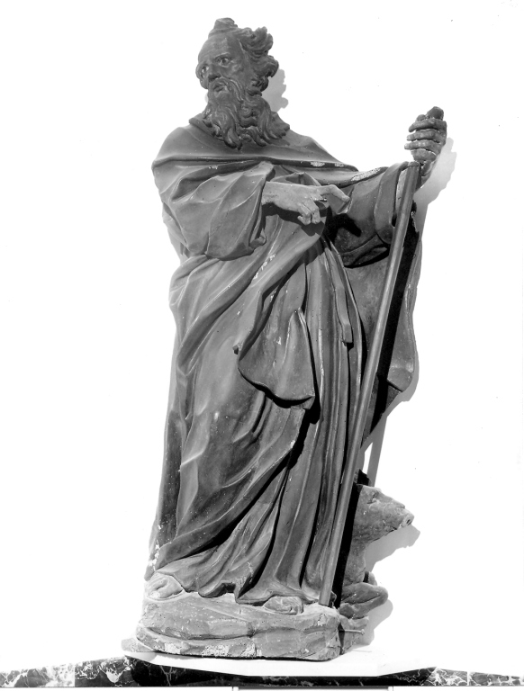 Sant'Antonio Abate (scultura) - ambito romano (sec. XVIII)