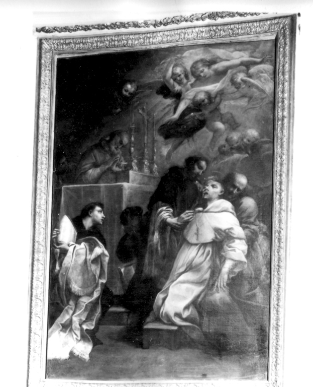 San Tommaso da Villanova morente (dipinto) di Vanni Raffaello (terzo quarto sec. XVII)