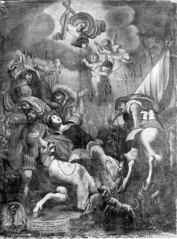 conversione di San Paolo (dipinto) di Oliveto Giuseppe (sec. XVIII)