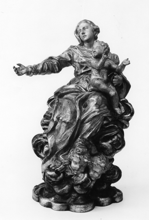 Madonna con Bambino (gruppo scultoreo) - ambito romano (seconda metà sec. XVII)