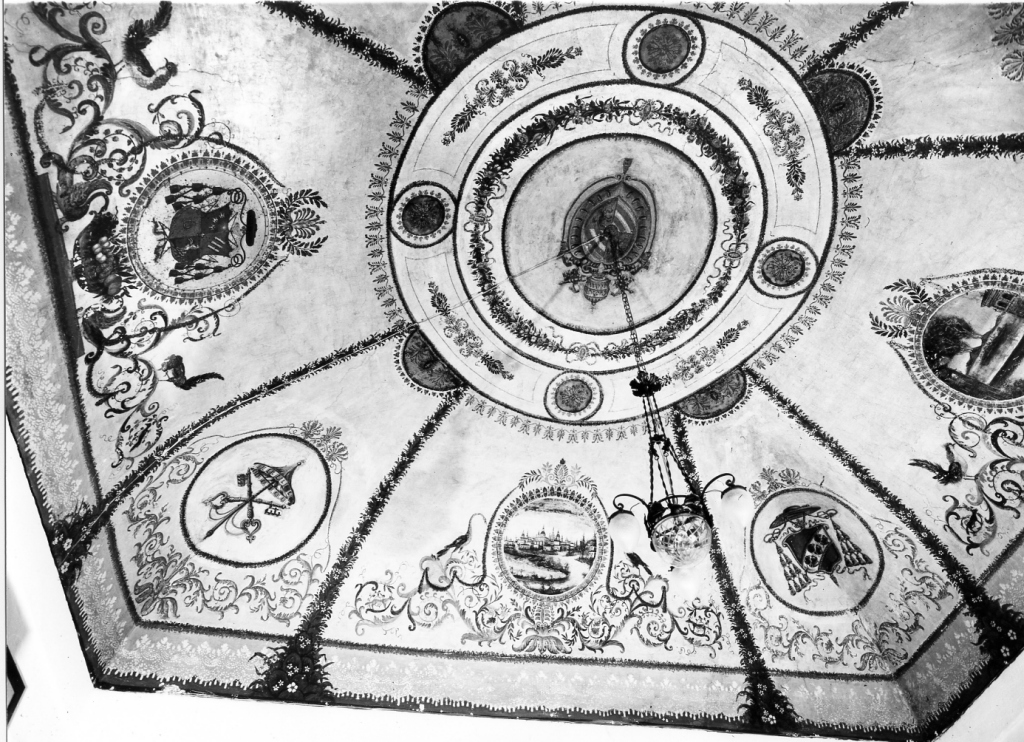 elementi decorativi (decorazione pittorica) - ambito laziale (sec. XIX)