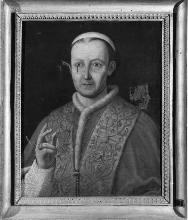 ritratto di papa Leone XII (dipinto) - ambito laziale (sec. XIX)