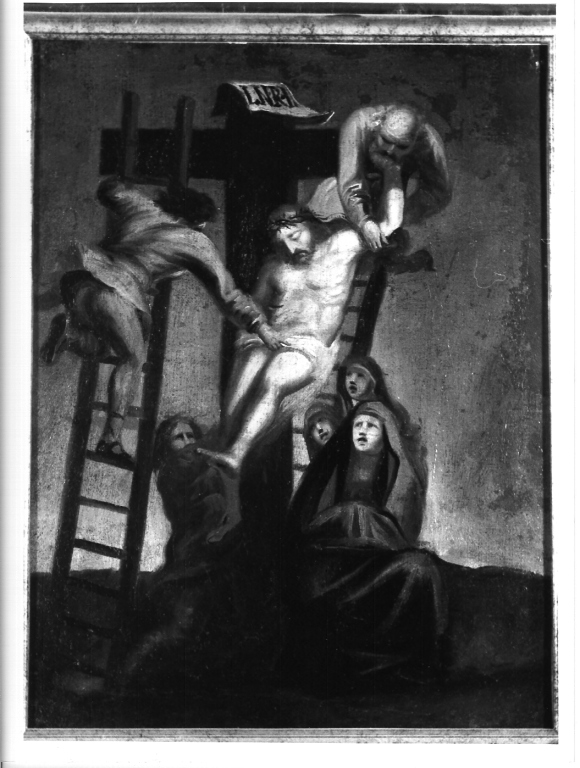 stazione XIII: Gesù deposto dalla croce (dipinto) - ambito laziale (fine sec. XVIII)