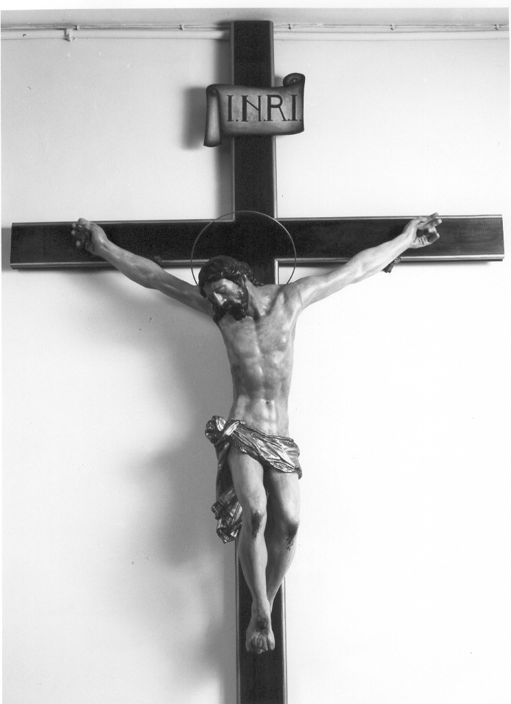 Cristo crocifisso (scultura) - ambito laziale (prima metà sec. XVIII)
