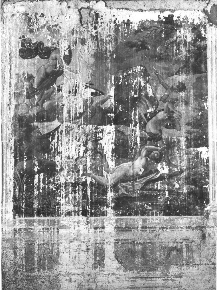 caduta dei Giganti (dipinto, complesso decorativo) - ambito Italia centrale (seconda metà sec. XVIII)
