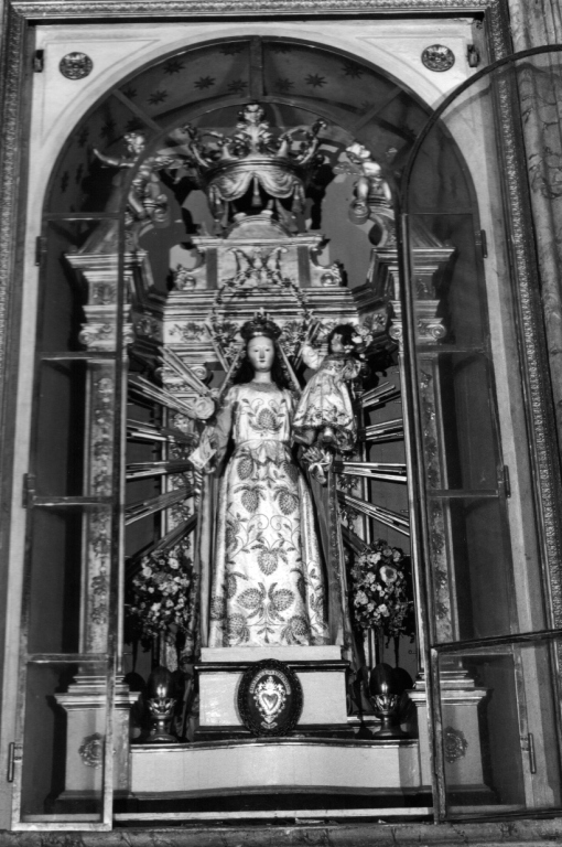 Madonna della Salute, Madonna con Bambino (statua) - ambito laziale (ultimo quarto sec. XIX)