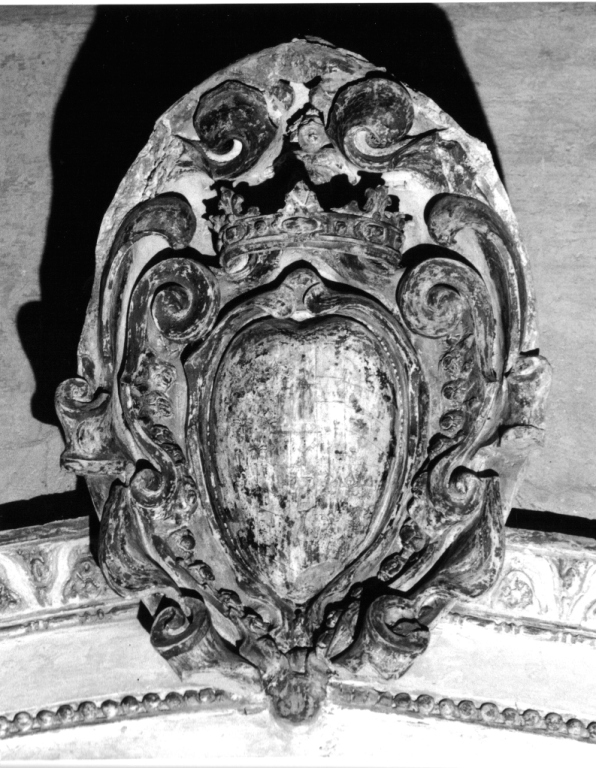 stemma ducale di Ranuccio Farnese (rilievo) - ambito viterbese (fine/inizio secc. XVI/ XVII)