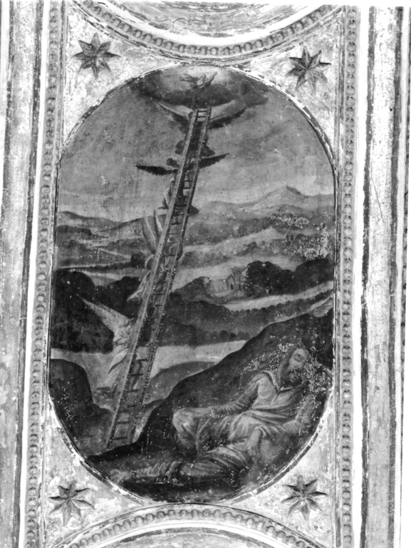 sogno di Giacobbe (dipinto, complesso decorativo) - ambito romano (fine/inizio secc. XVI/ XVII)