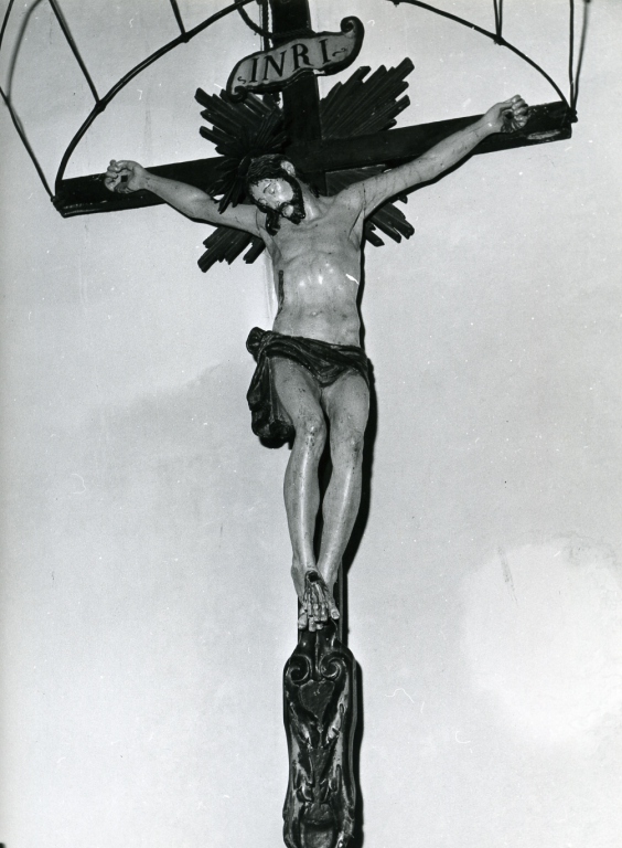 Cristo crocifisso (statua) - ambito laziale (sec. XVIII)