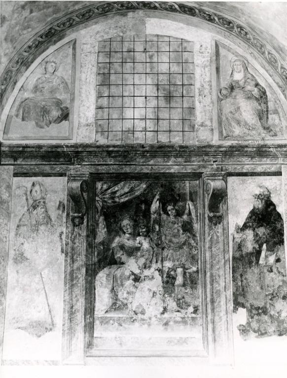 Santa Francesca Romana (dipinto, ciclo) di Manenti Vincenzo (fine/inizio secc. XVI/ XVII)