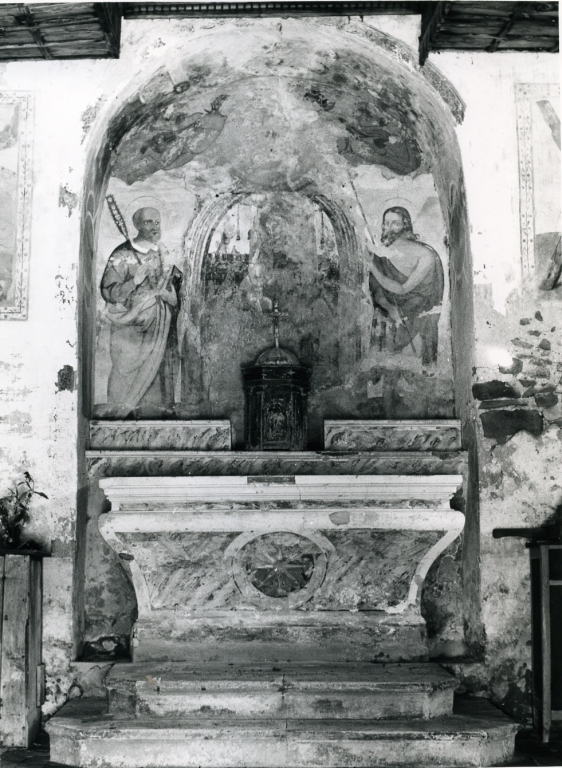 altare maggiore - ambito laziale (seconda metà sec. XVII)