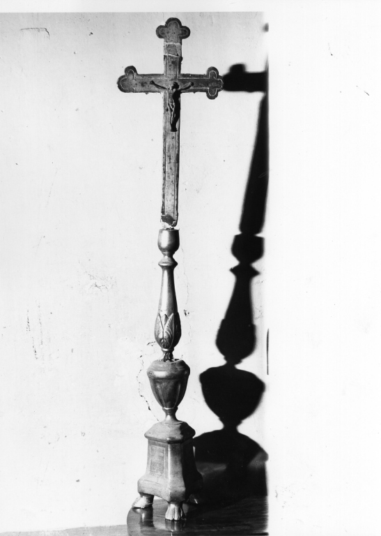 croce d'altare - ambito laziale (secc. XVIII/ XIX)