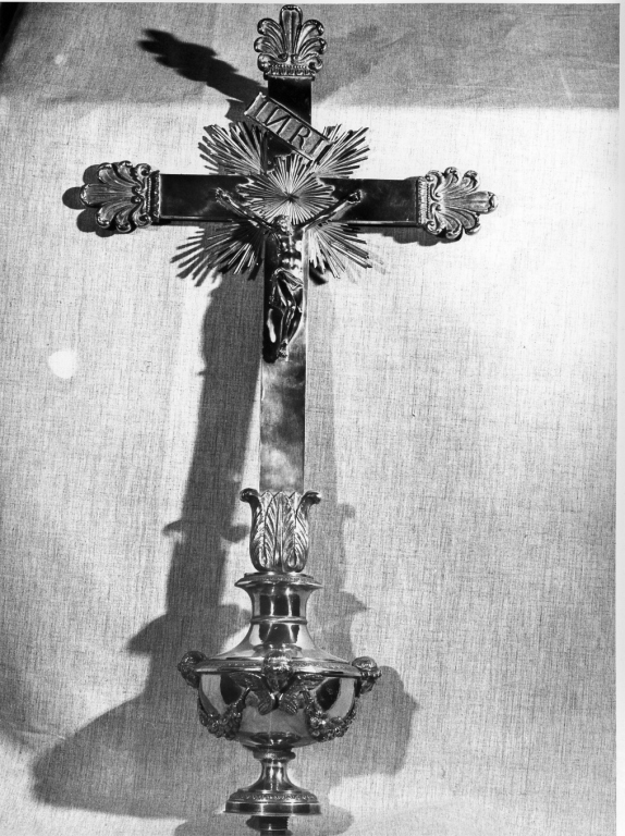 croce processionale - ambito romano (sec. XVIII)