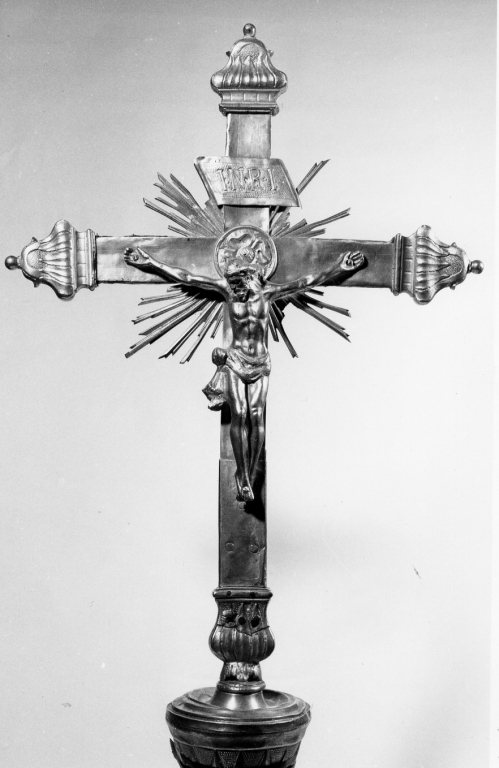 croce processionale - ambito laziale (sec. XIX)