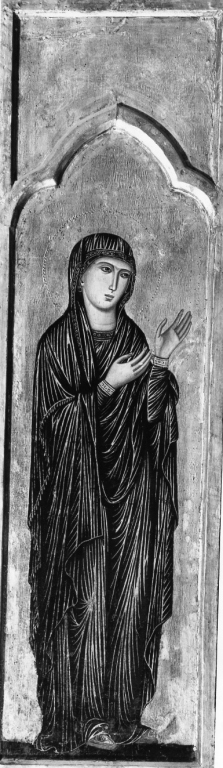 Madonna (scomparto di trittico) - ambito laziale (inizio sec. XIV)