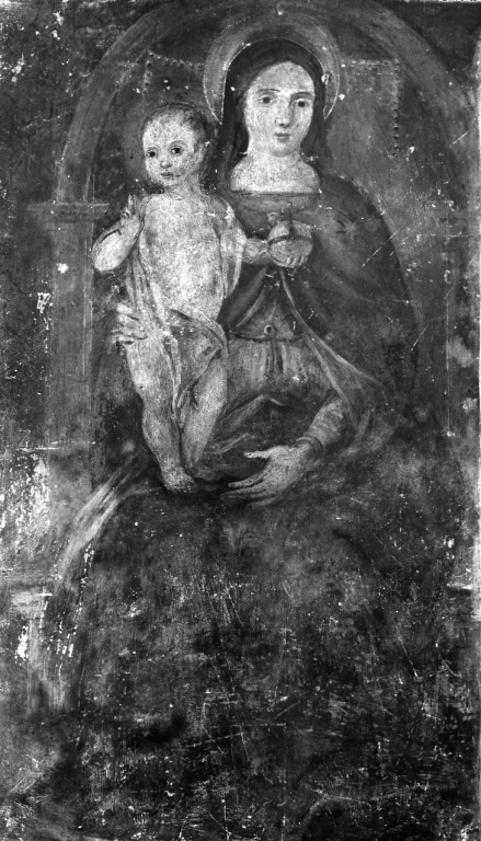 Madonna con Bambino (dipinto) - ambito viterbese (sec. XVI)