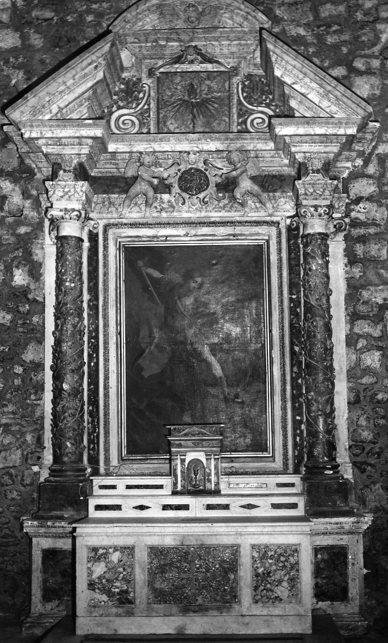 altare maggiore - ambito viterbese (sec. XVII)