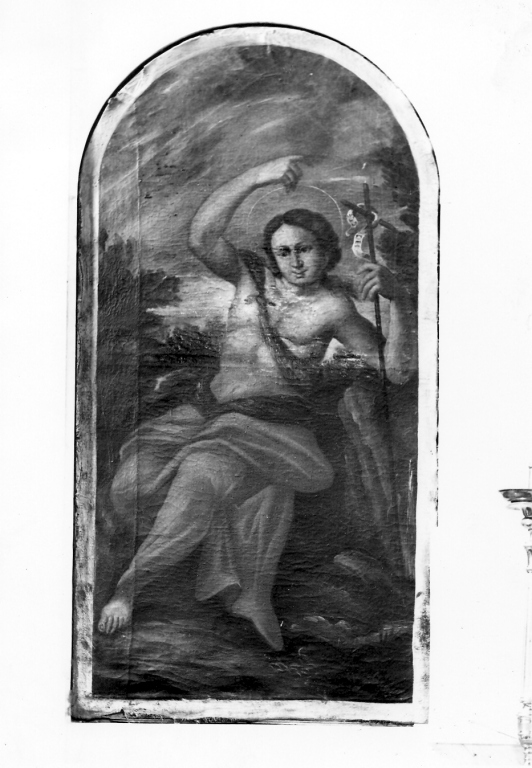 San Giovanni Battista (dipinto) - ambito reatino (prima metà sec. XVIII)
