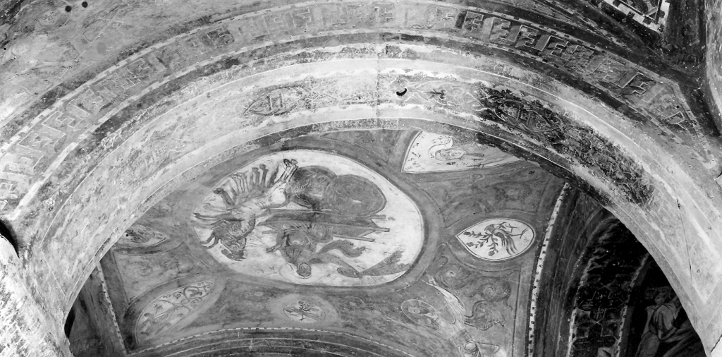 motivi decorativi (dipinto) di Secondo Maestro di Anagni (attribuito) (sec. XIII)