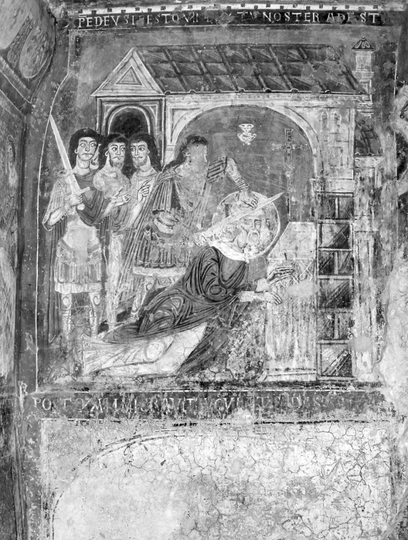 decapitazione di San Magno (dipinto) di Primo Maestro di Anagni (attribuito) (sec. XIII)