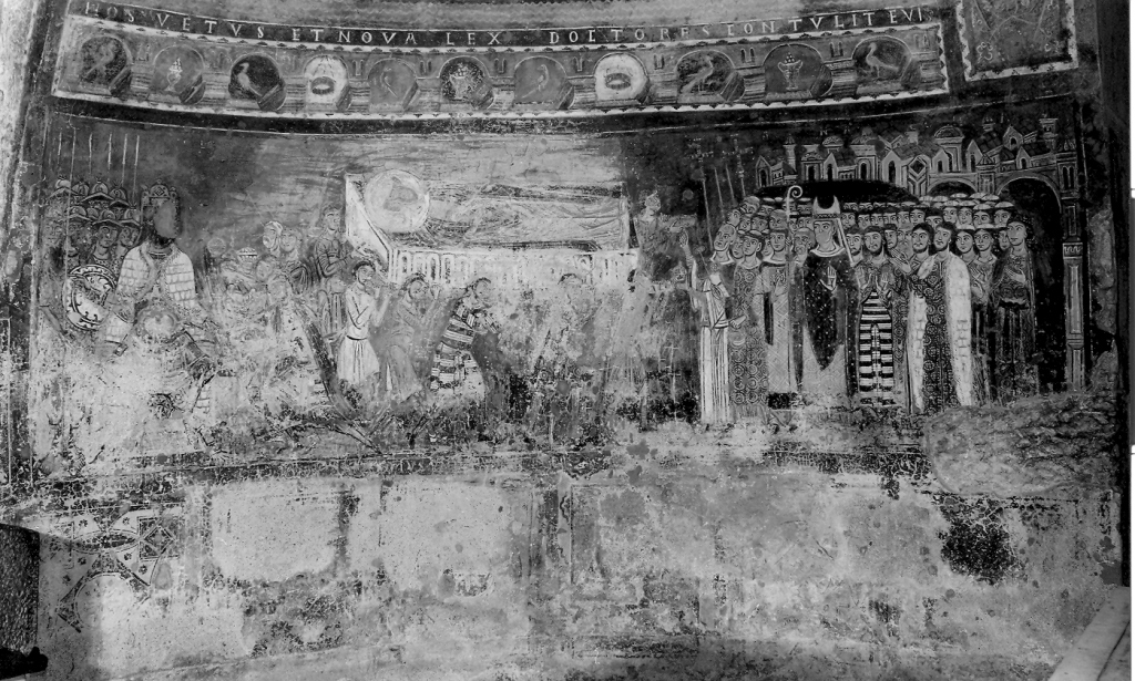 trasporto del corpo di San Magno ad Anagni (dipinto) di Primo Maestro di Anagni (attribuito) (sec. XIII)