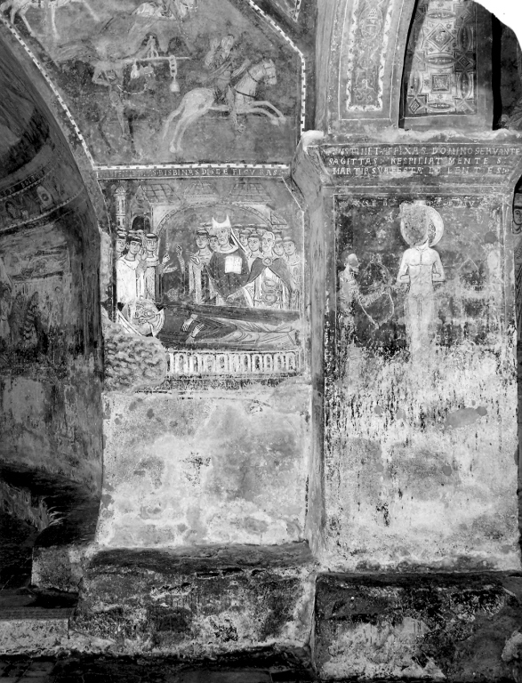 sepoltura di San Magno (dipinto) di Primo Maestro di Anagni (attribuito) (sec. XIII)