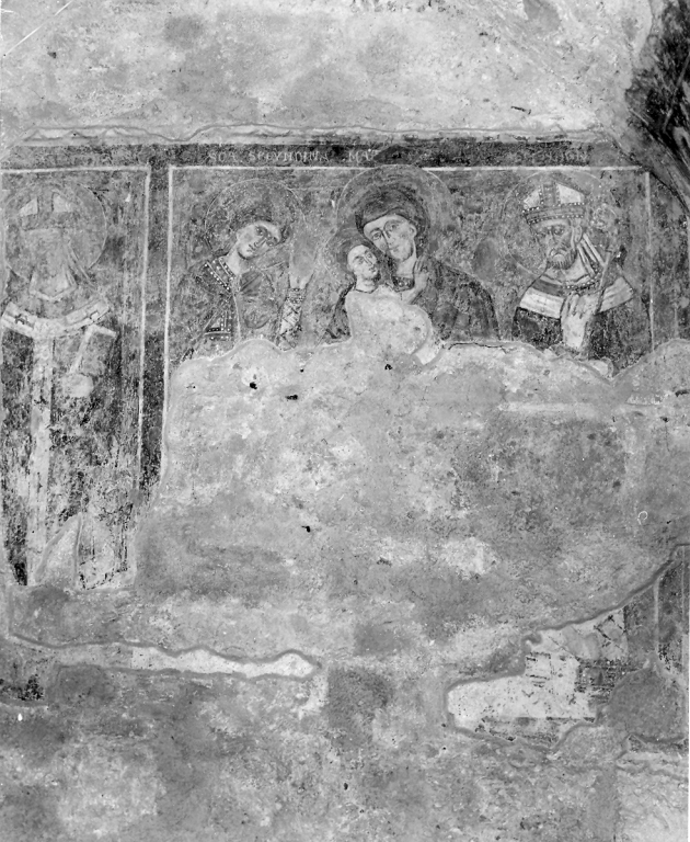 Madonna con Bambino e Santi (dipinto) di Maestro di San Pietro in Vineis (prima metà sec. XIII)