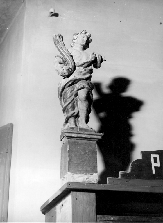 angelo (statuetta portacandelabro) - bottega romana (seconda metà sec. XVIII)