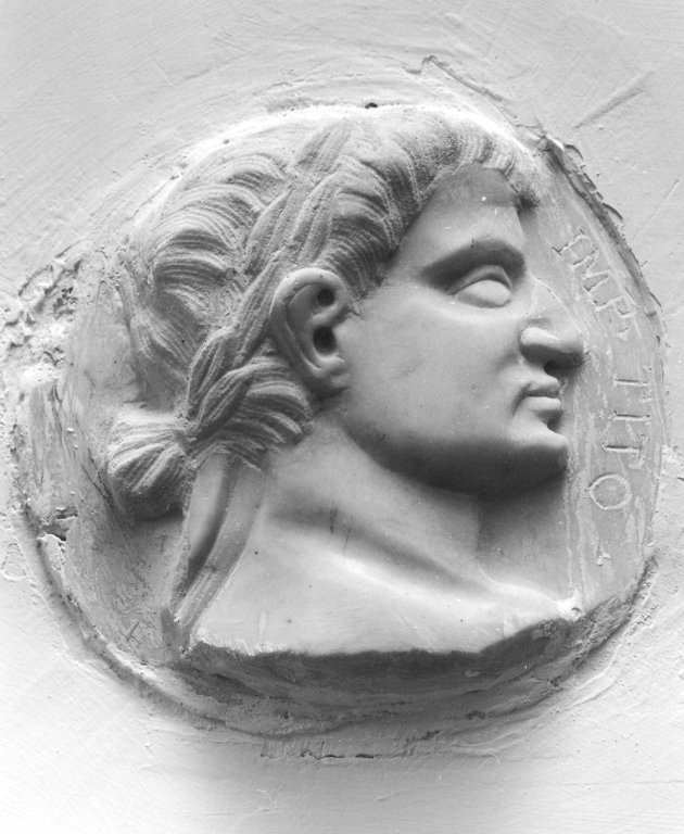 profilo dell'imperatore Tito (rilievo) - ambito laziale (secc. XVIII/ XIX)