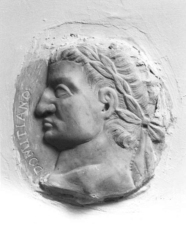 profilo dell'imperatore Domiziano (rilievo) - ambito laziale (secc. XVIII/ XIX)