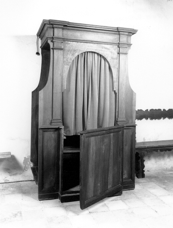 confessionale - bottega laziale (sec. XIX)